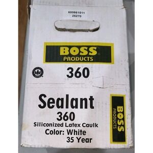 BOSS Products 360 Siliconized Latex Caulk Case of 12